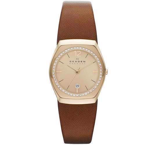 Image of Skagen Asta forgyldt quartz Dame ur, model SKW2258